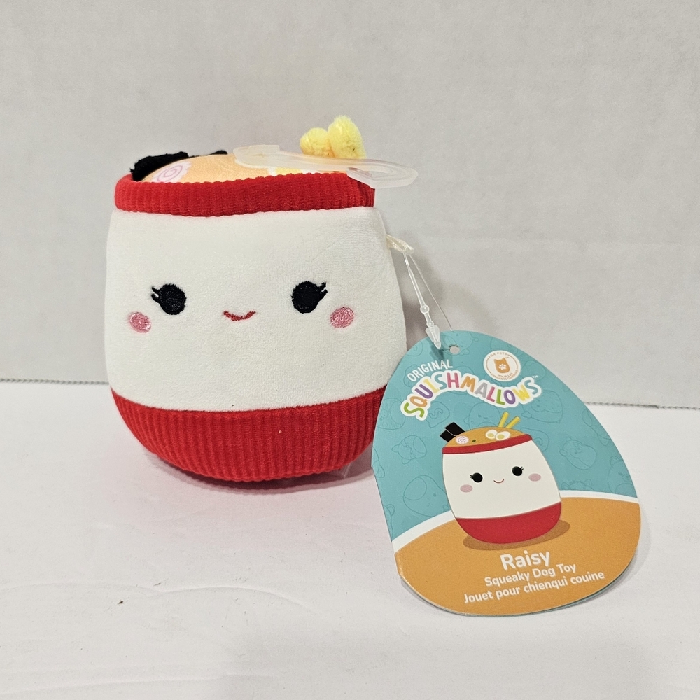 Squishmallow Dog Toy, Raisy
